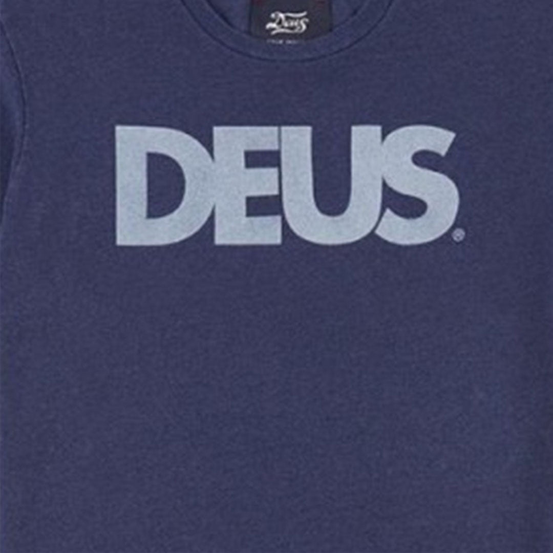 DEUS EX MACHINA All Caps Indigo Tee Shirt