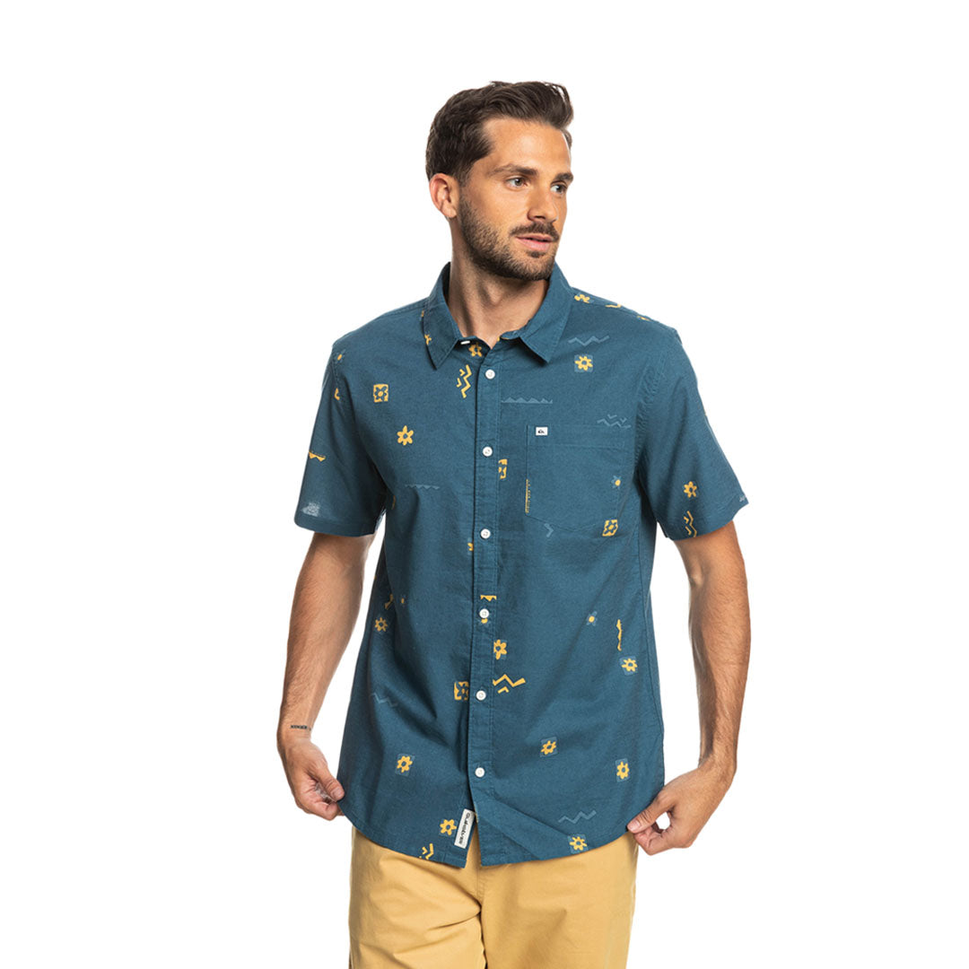 QUIKSILVER Mini Mark Men's Polo Shirt Short Sleeve