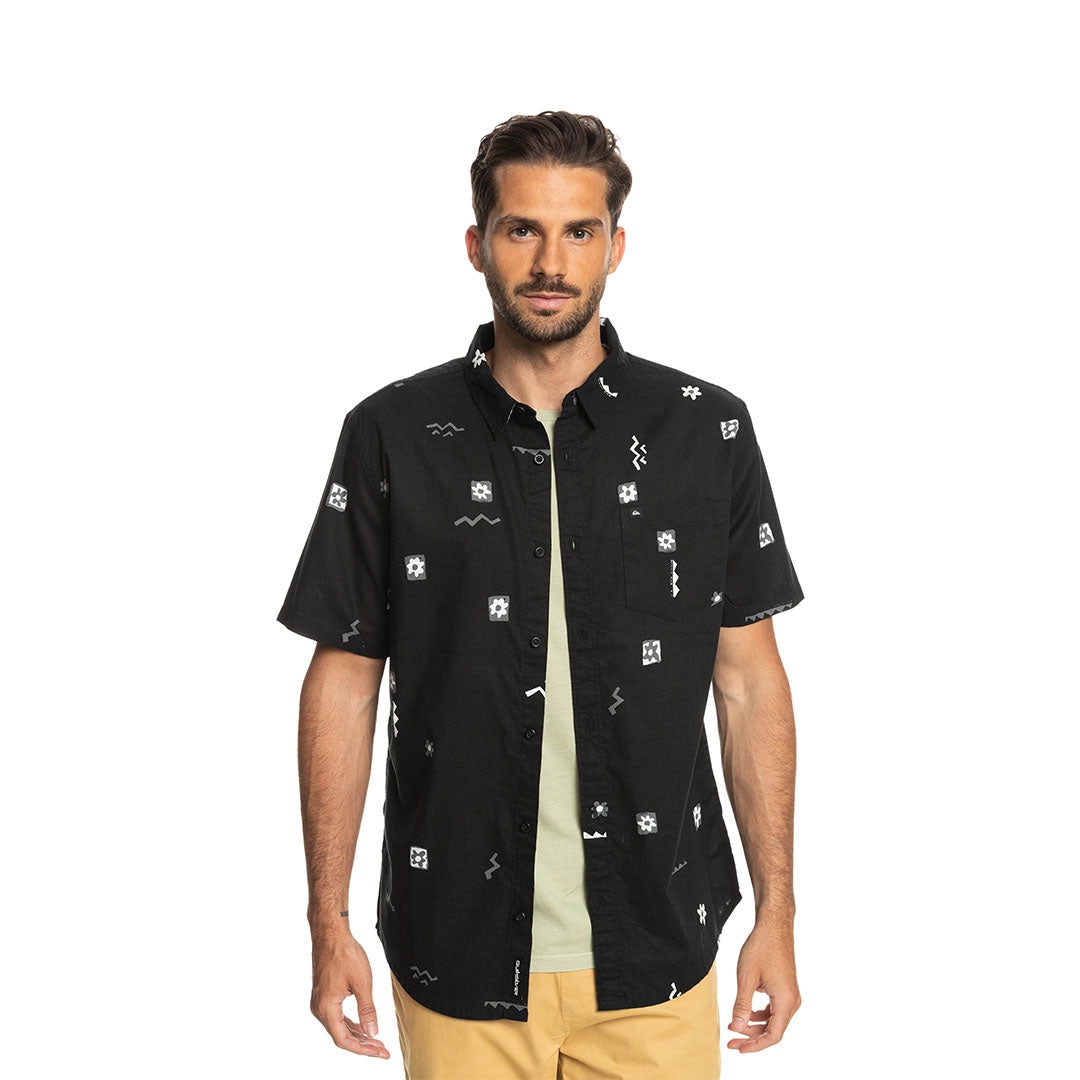 QUIKSILVER Mini Mark Men's Polo Shirt Short Sleeve
