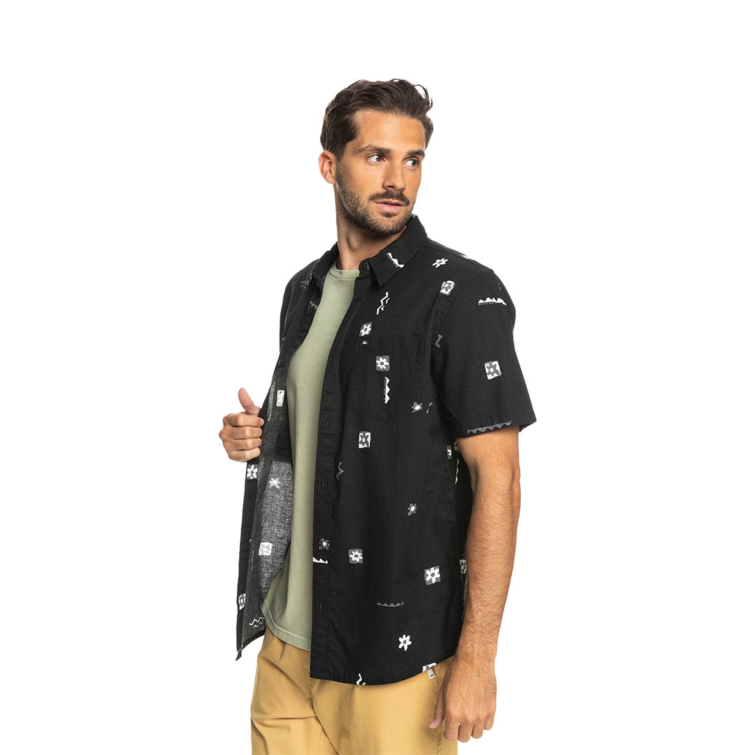 QUIKSILVER Mini Mark Men's Polo Shirt Short Sleeve