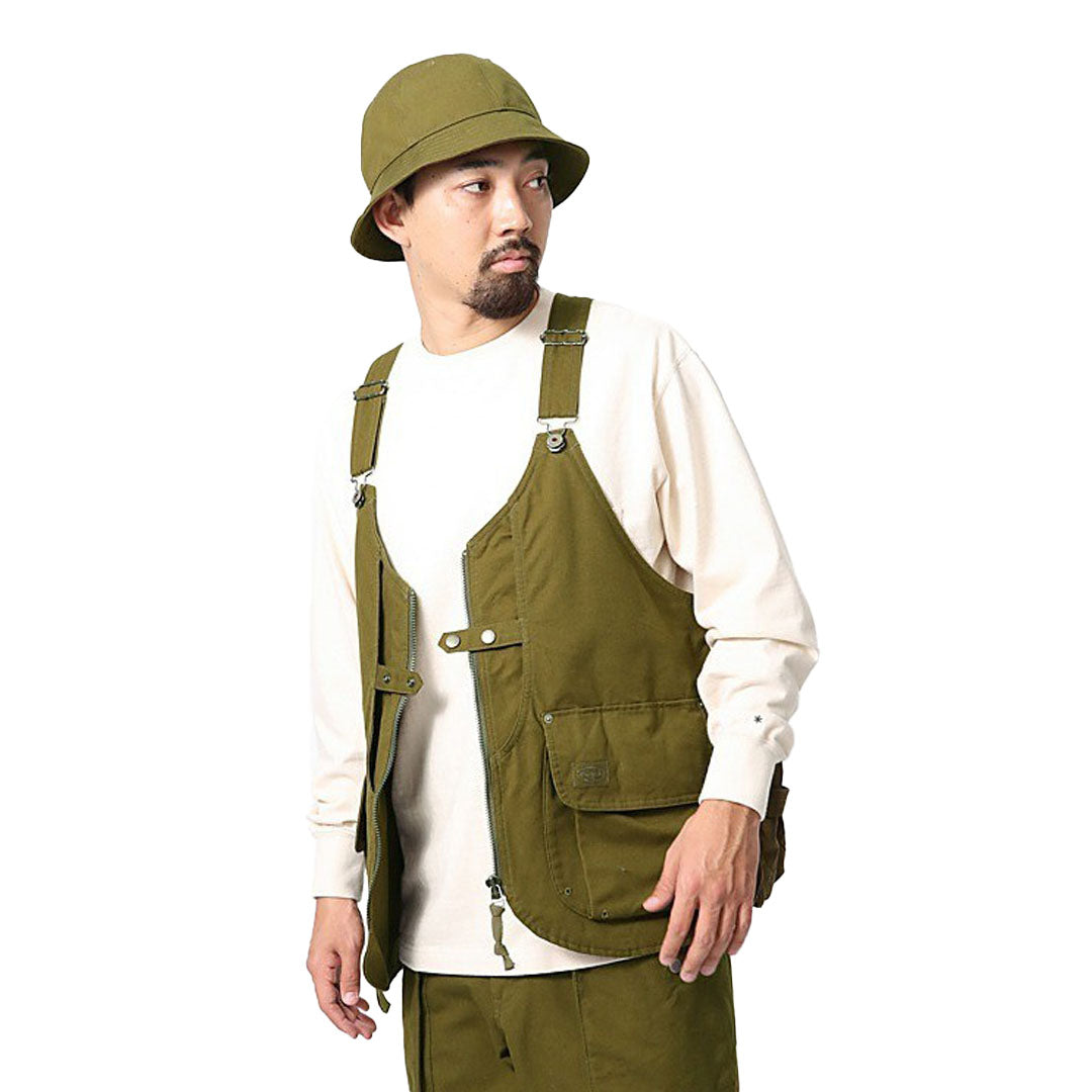 SNOW PEAK Takibi Canvas Vest Olive