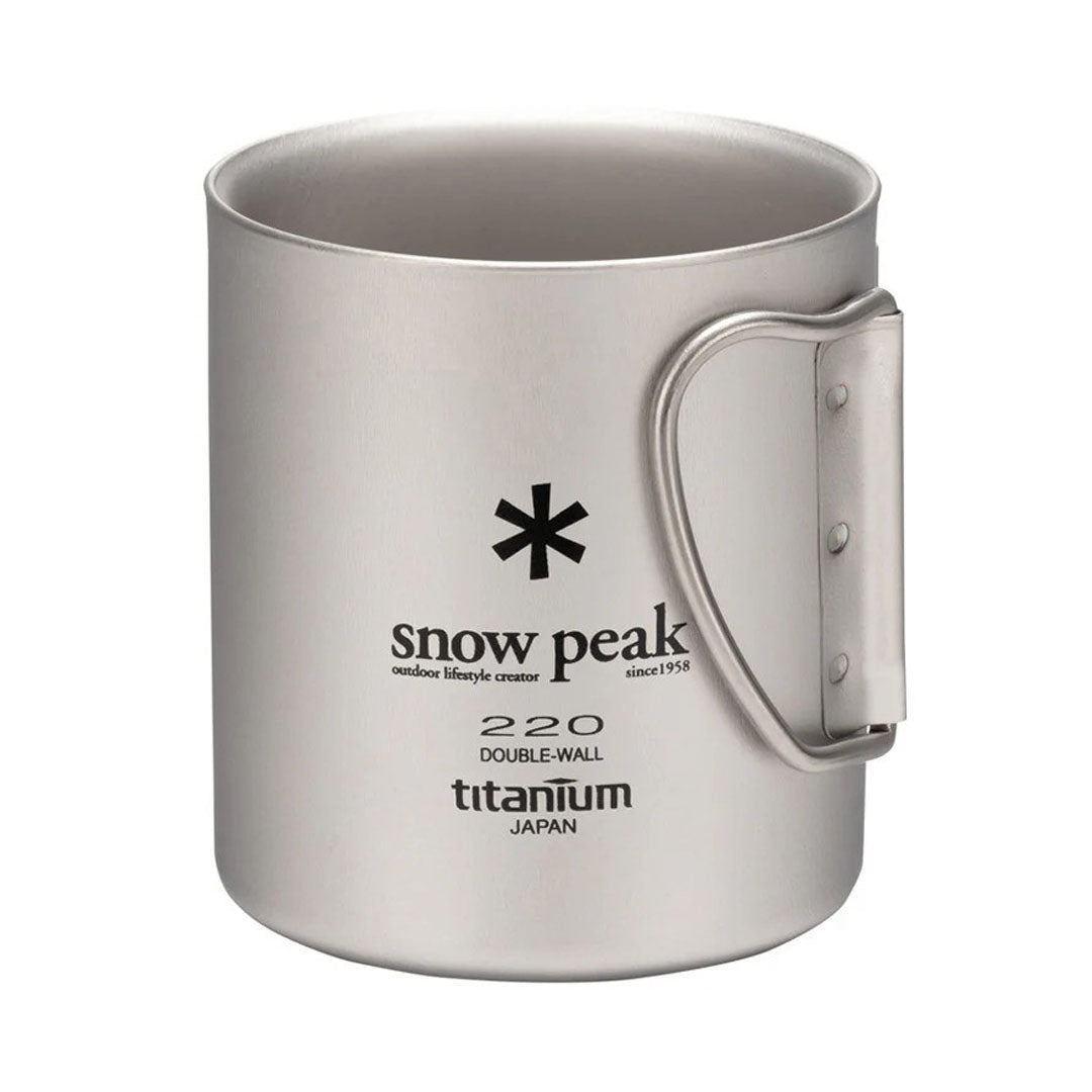 SNOW PEAK Titanium Double Wall Cup 220