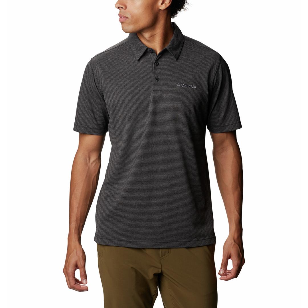 COLUMBIA SPORTSWEAR Havercamp Pique Polo Short Sleeves Shirt Black