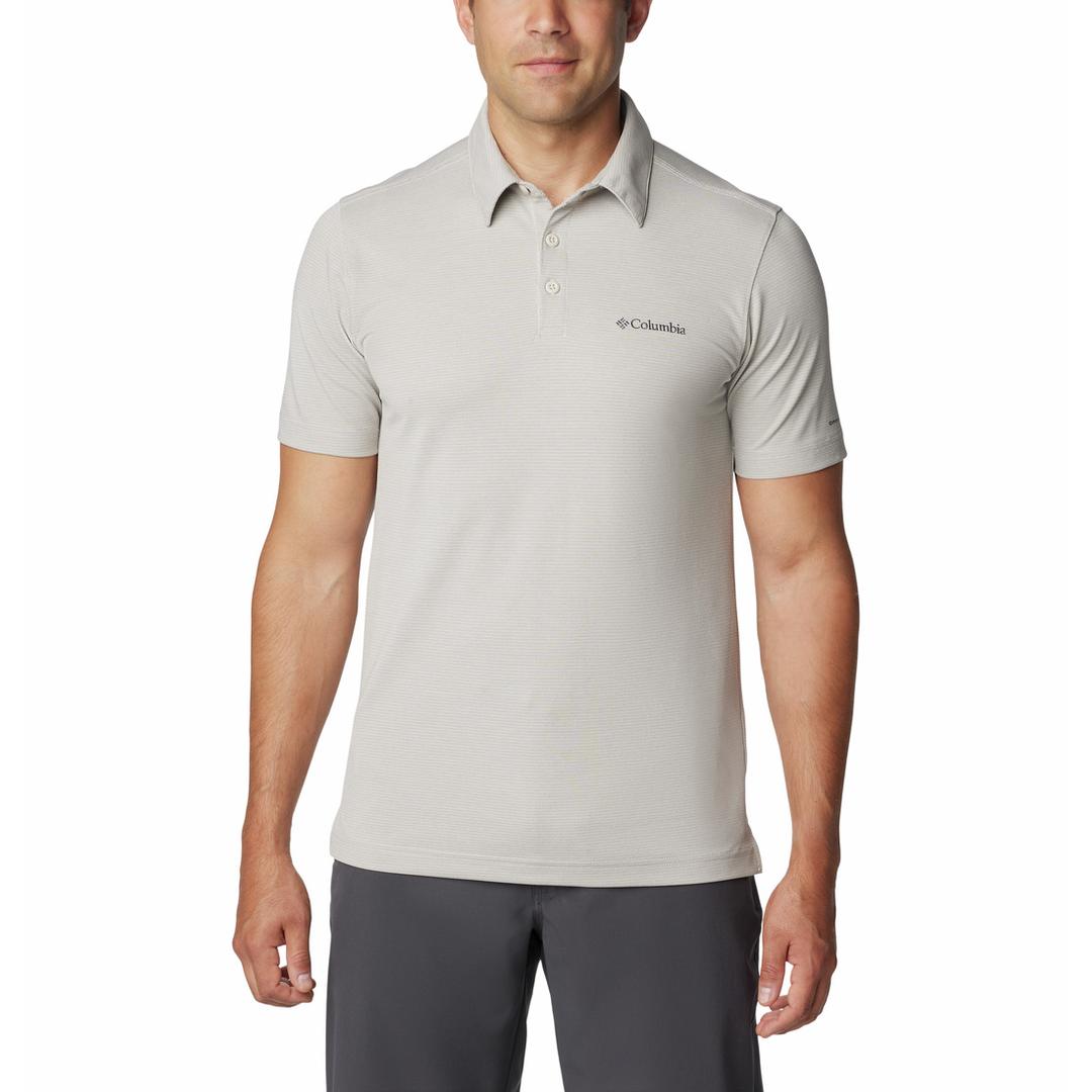COLUMBIA SPORTSWEAR Havercamp Pique Polo Short Sleeves Shirt Grey