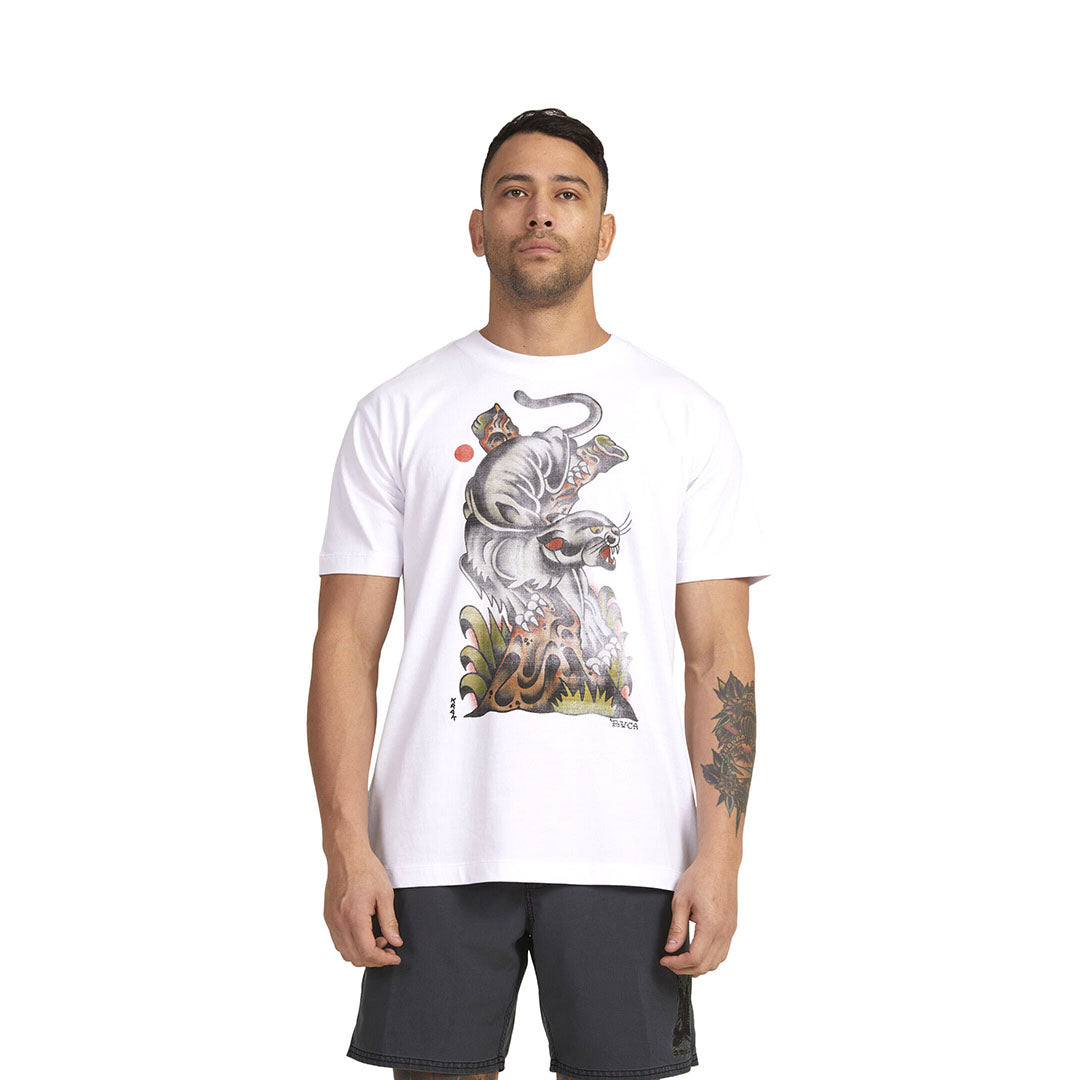 RVCA Krak Panther Ss Tee Shirt