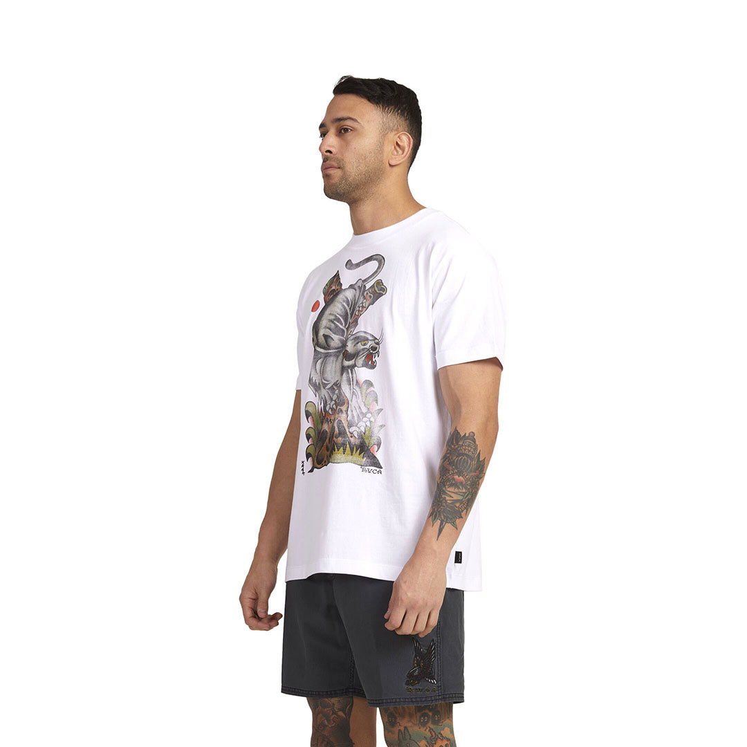 RVCA Krak Panther Ss Tee Shirt
