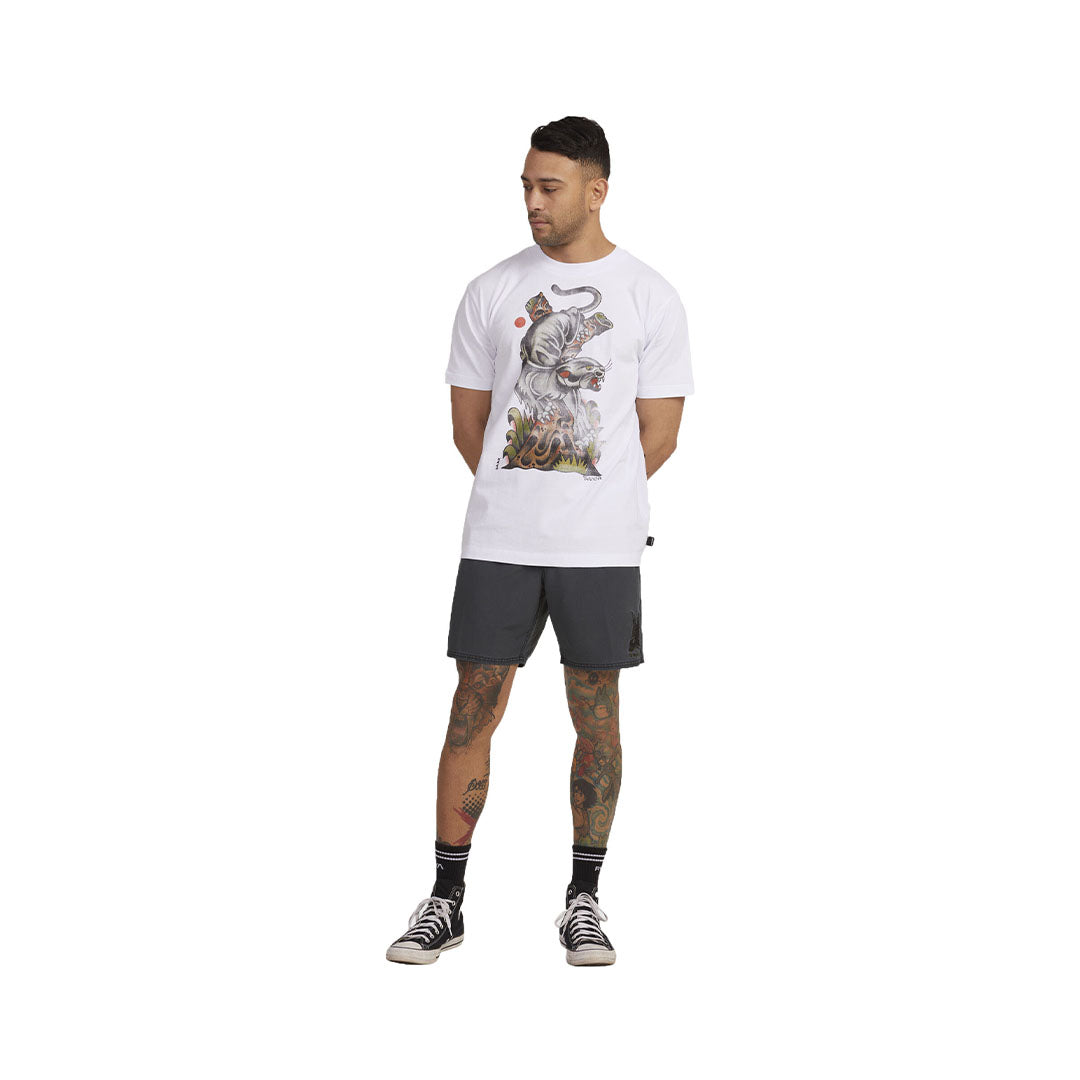 RVCA Krak Panther Ss Tee Shirt