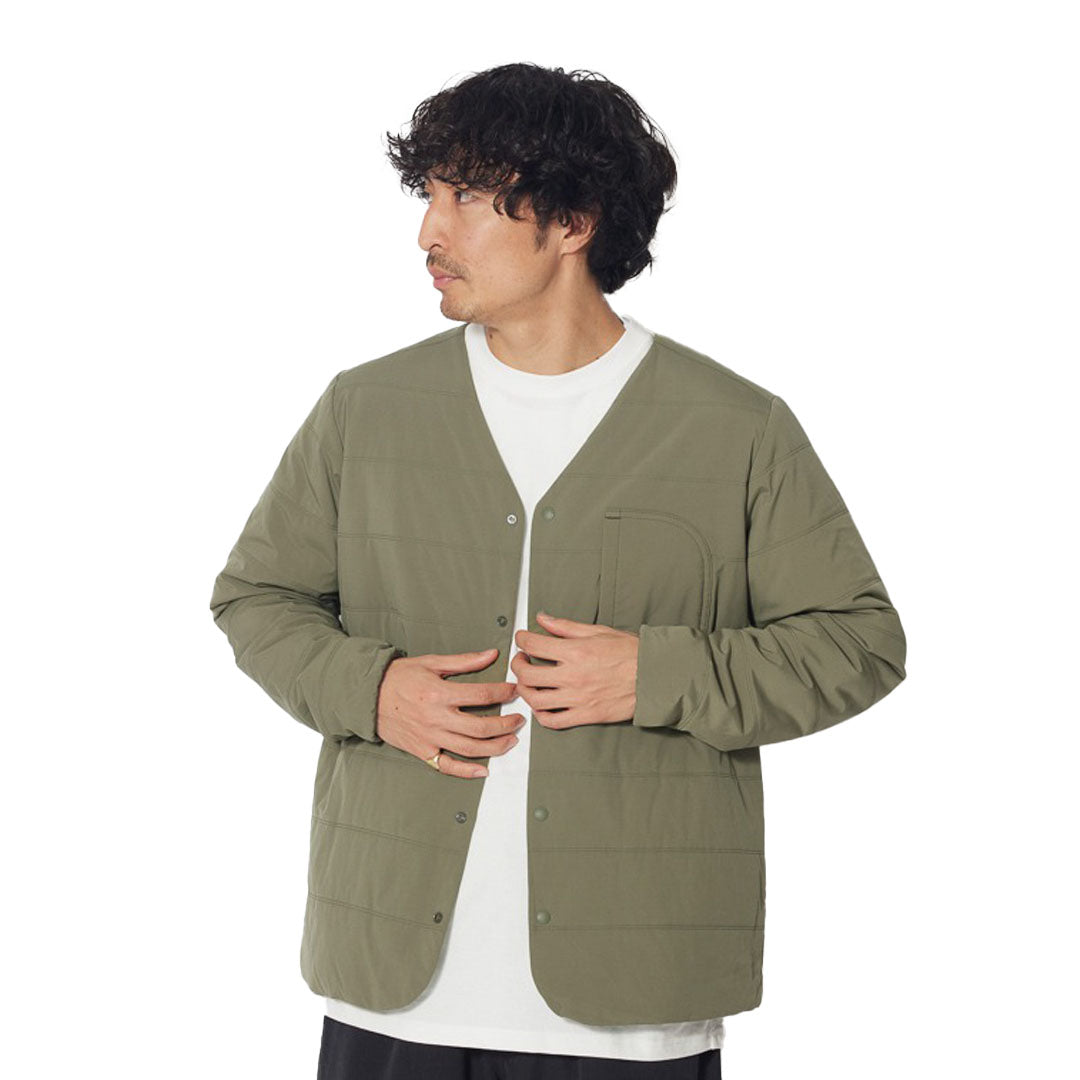 SNOW PEAK Flexible Insulated Cardigan Olive