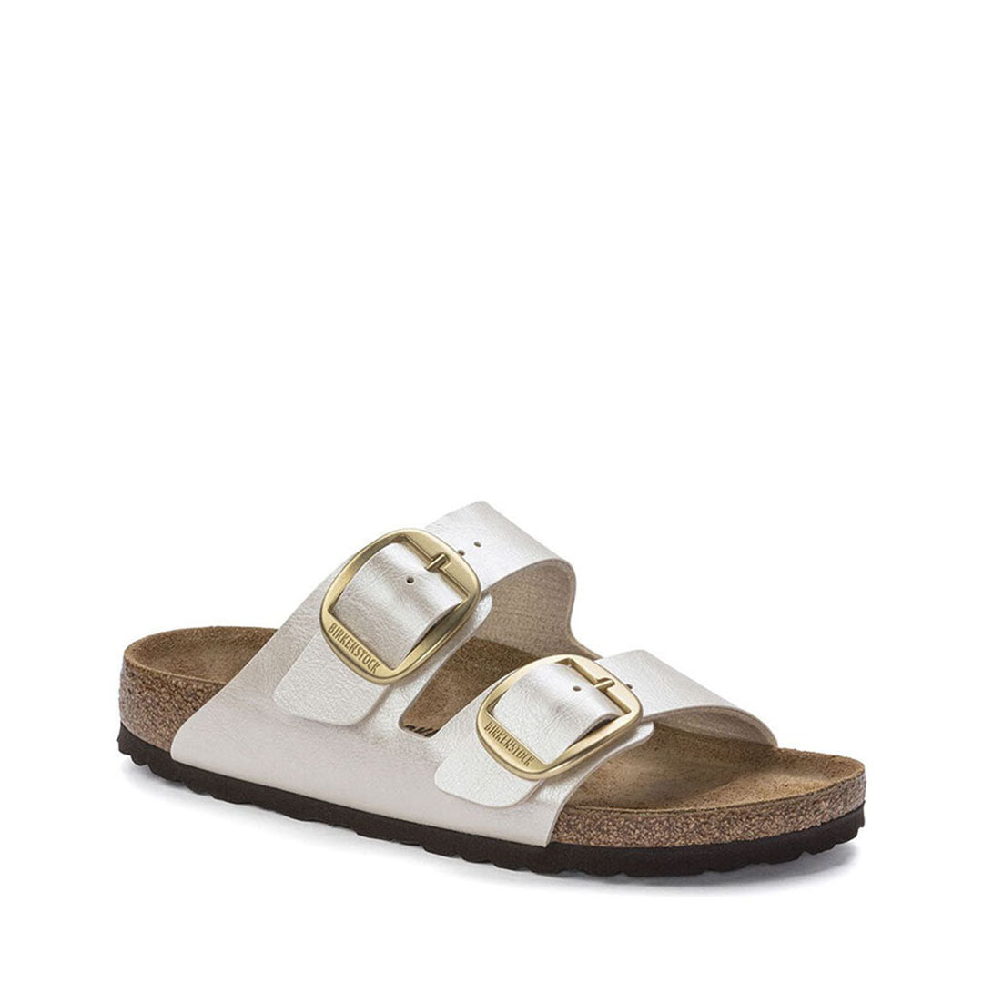 BIRKENSTOCK Arizona Big Buckle Womens Pearl White