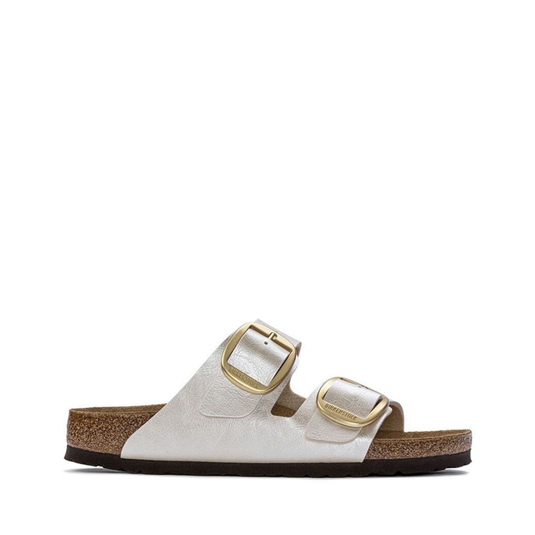 BIRKENSTOCK Arizona Big Buckle Womens Pearl White