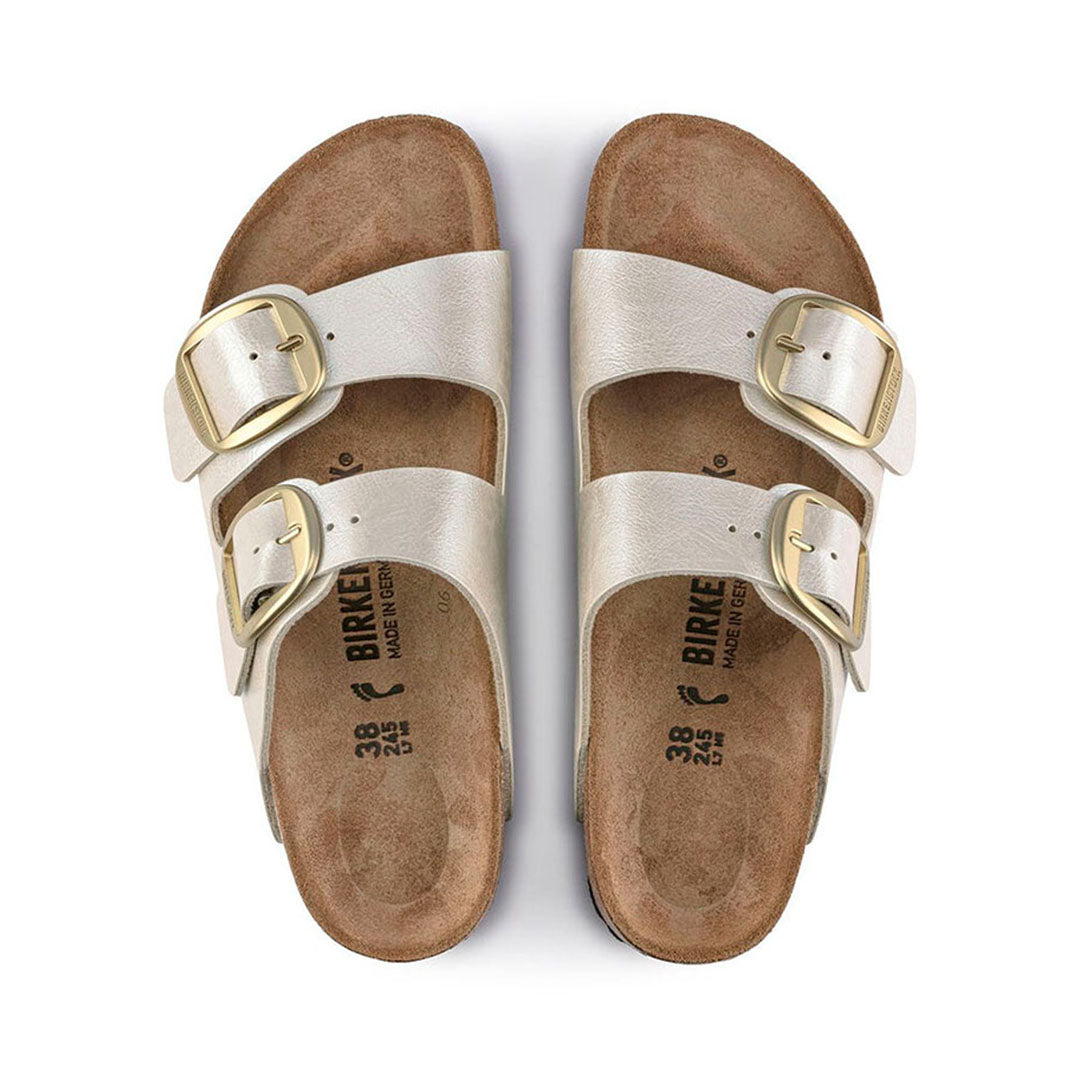 BIRKENSTOCK Arizona Big Buckle Womens Pearl White