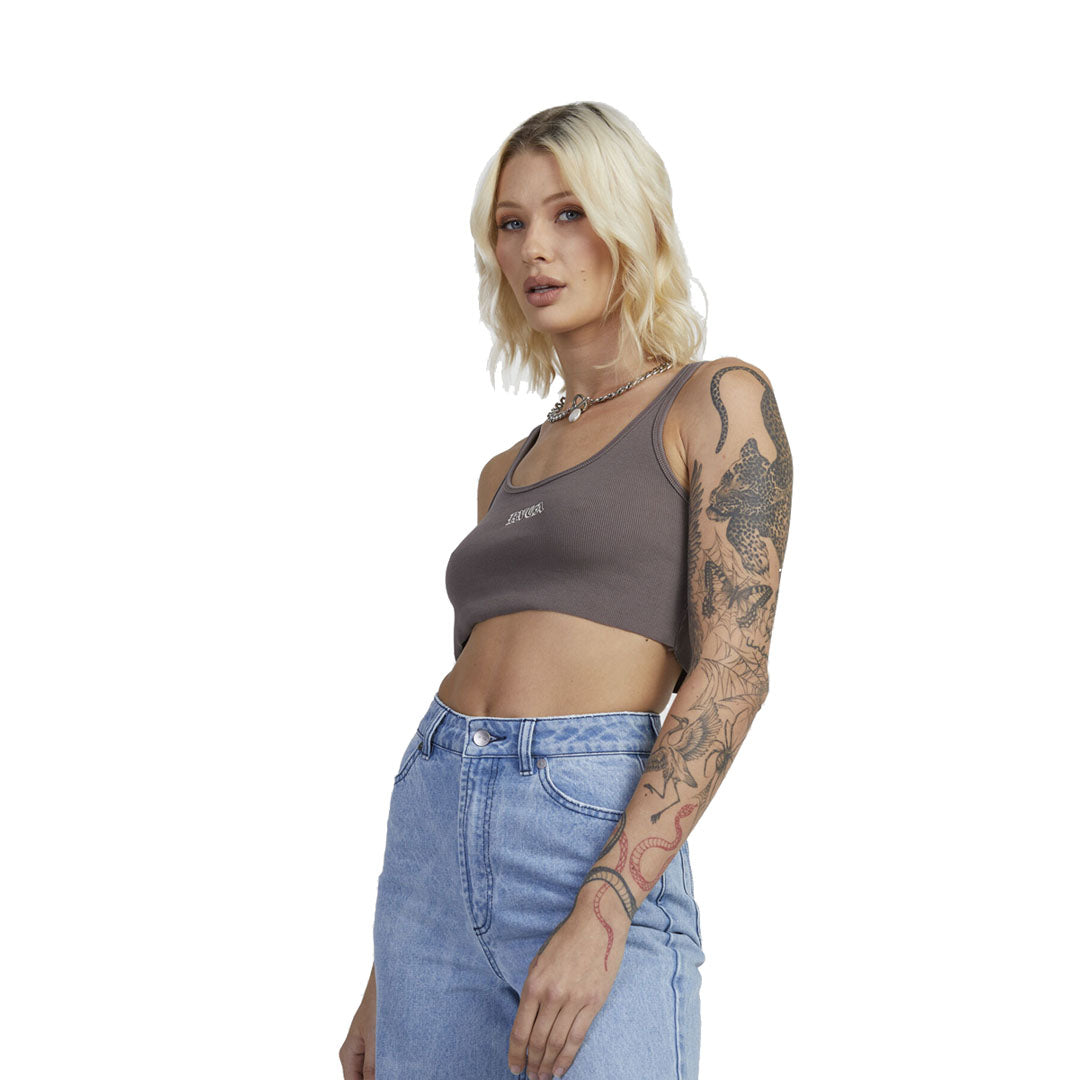 RVCA Old Rvca Cropped Tank Shirt