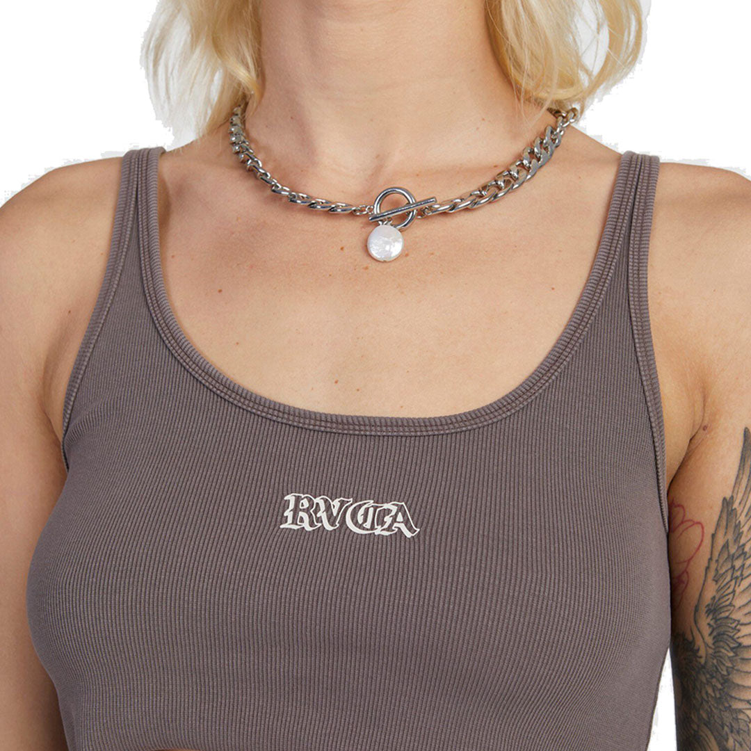 RVCA Old Rvca Cropped Tank Shirt