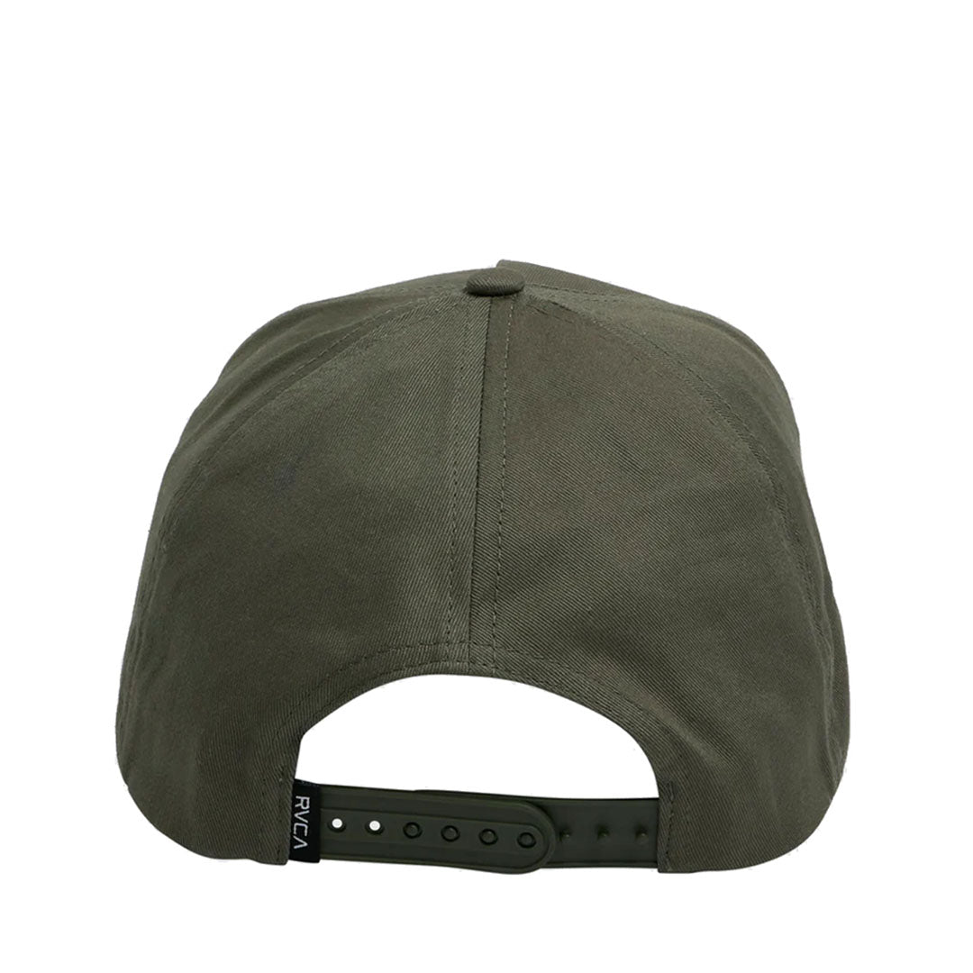 RVCA Alley Script Pinched Snapback Head Gear