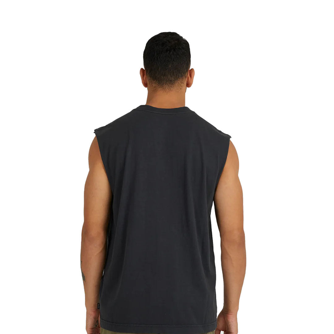 RVCA Big Rvca Washed Tees Blk Shirt