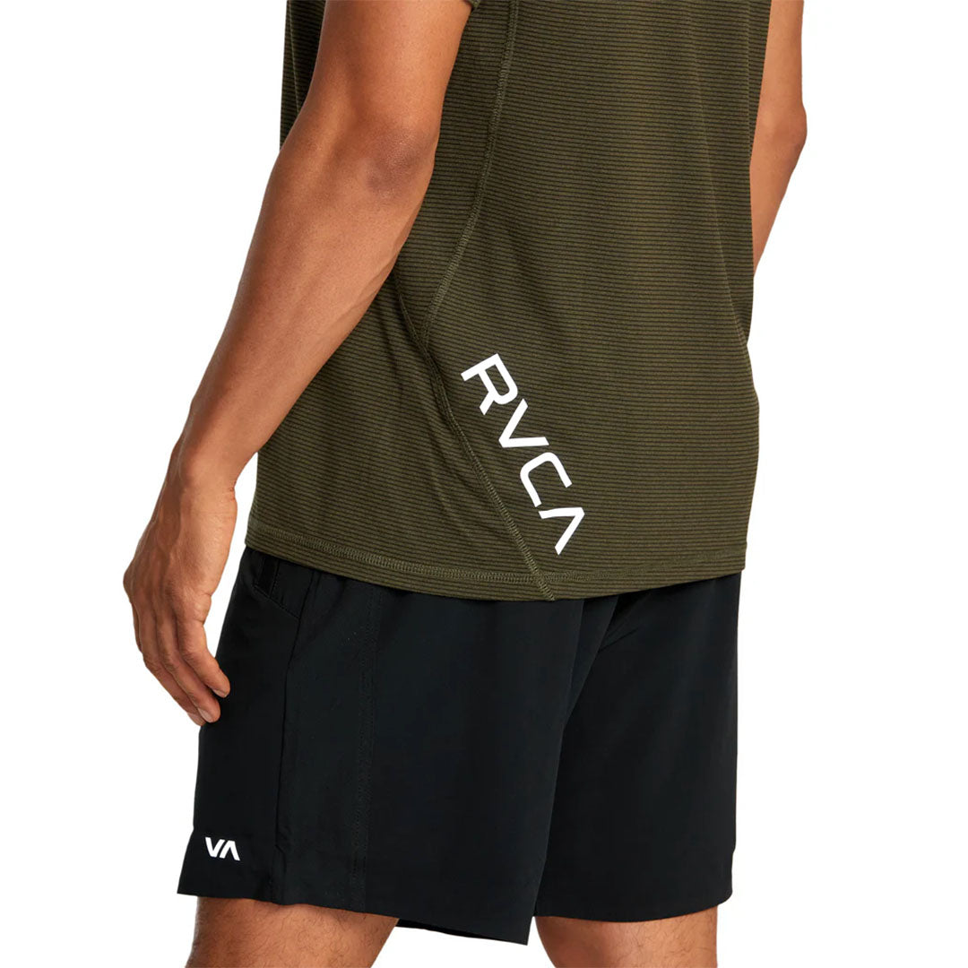 RVCA Sport Vent Stri Kttp Shirt