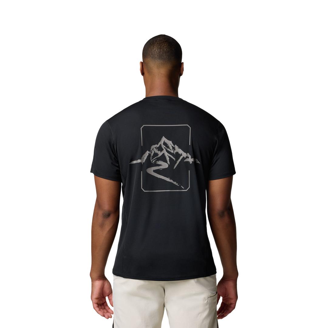 COLUMBIA SPORTSWEAR Men's Cirque River Pro Short Sleeve Graphic Crew Shirt