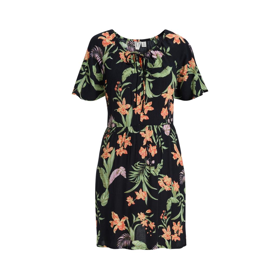 ROXY Tropical Tides Crinkle Mini Dress