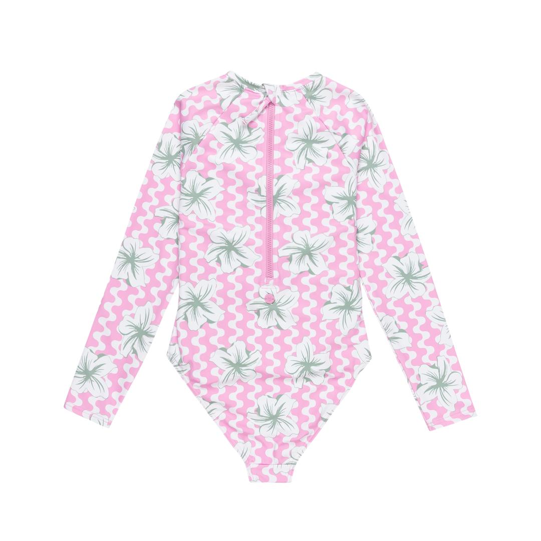 ROXY Party Waves Onesie Kids Girls Rashguard