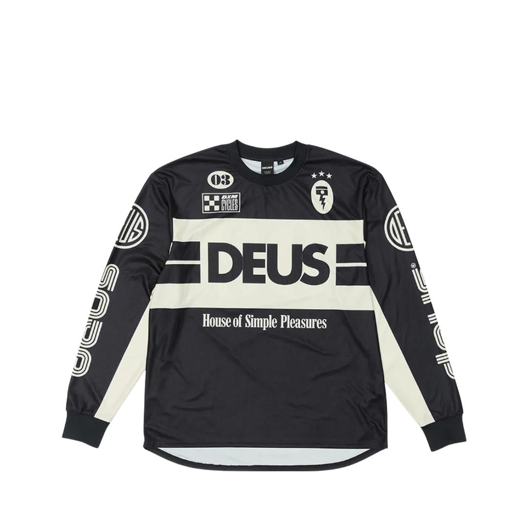 DEUS EX MACHINA Off Road Mx Jersey Mens Black