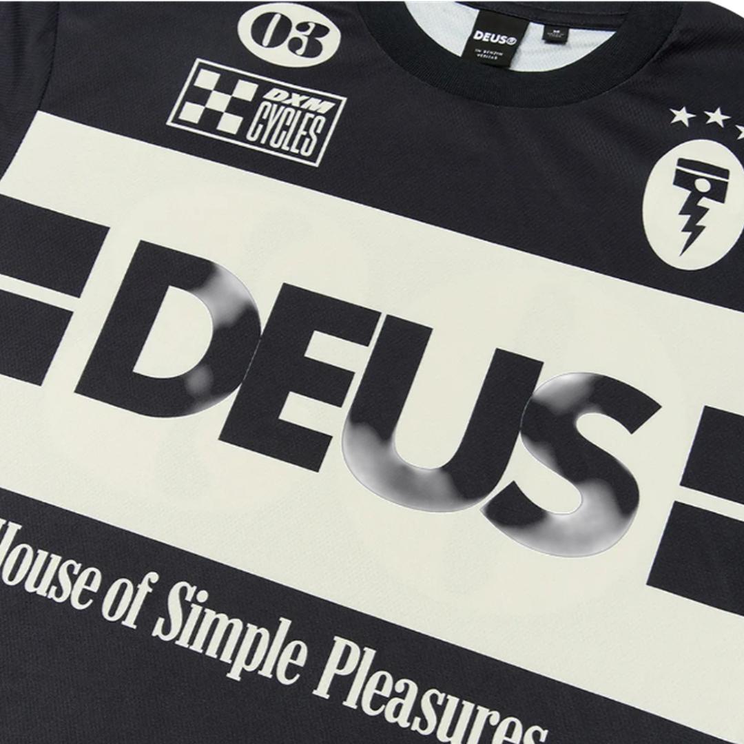 DEUS EX MACHINA Off Road Mx Jersey Mens Black