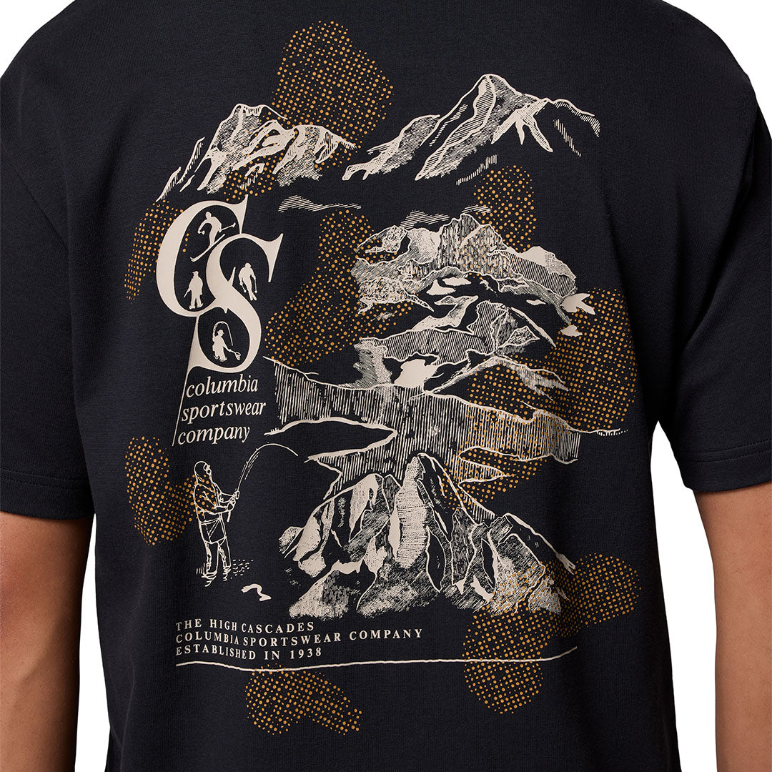 COLUMBIA SPORTSWEAR Men's Csc Heritage Graphic Tee Short Sleeves Shirt