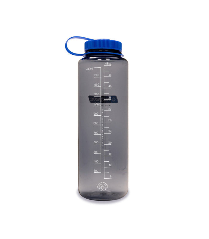 NALGENE Nalgene 48OZ Silo Grey, Blue Cap, Sustain