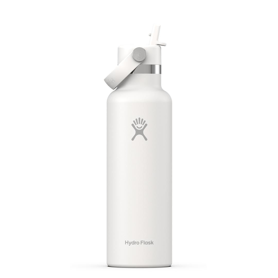 HYDRO FLASK HYDRO FLASK 21OZ STANDARD FLEX STRAW CAP WHITE