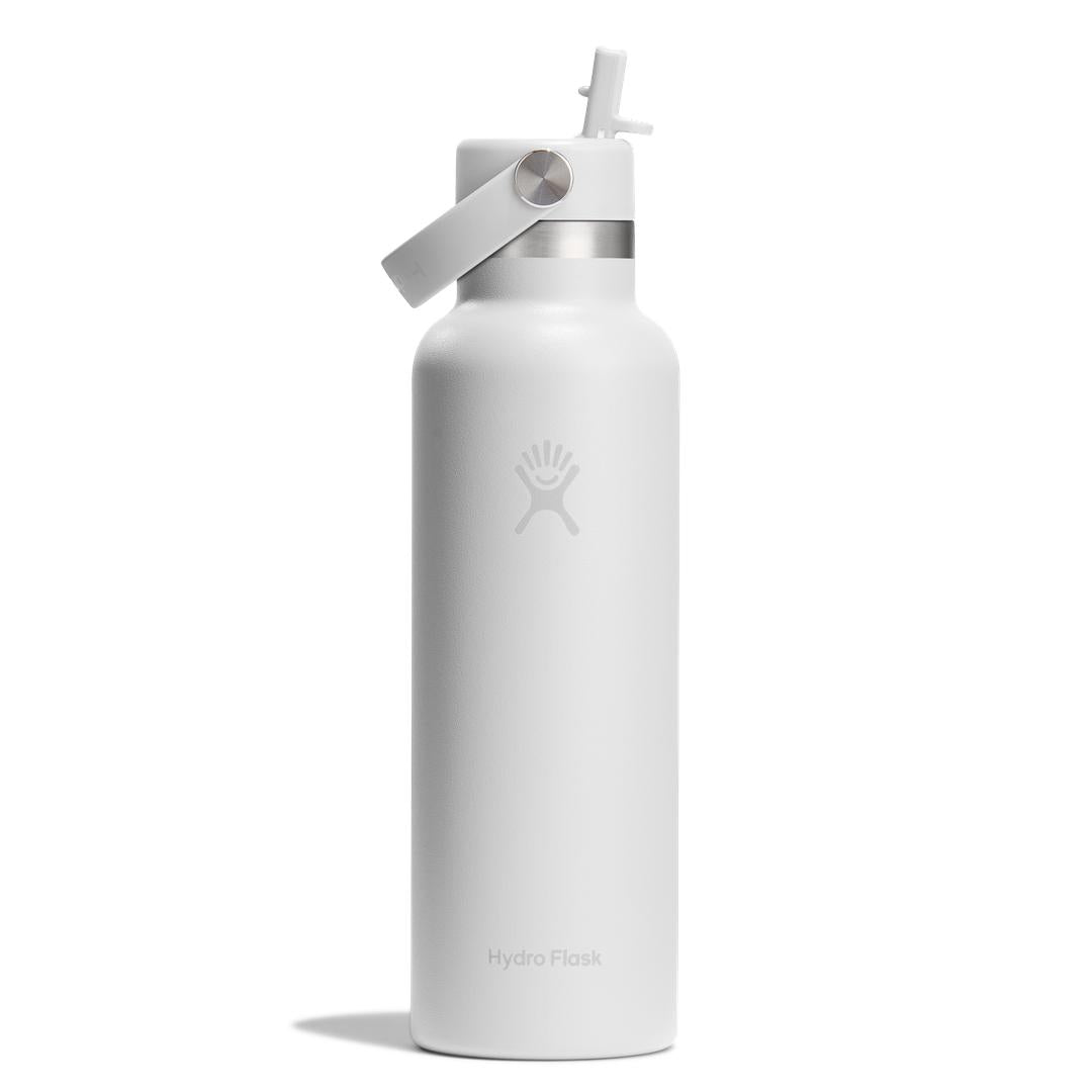 HYDRO FLASK HYDRO FLASK 21OZ STANDARD FLEX STRAW CAP WHITE