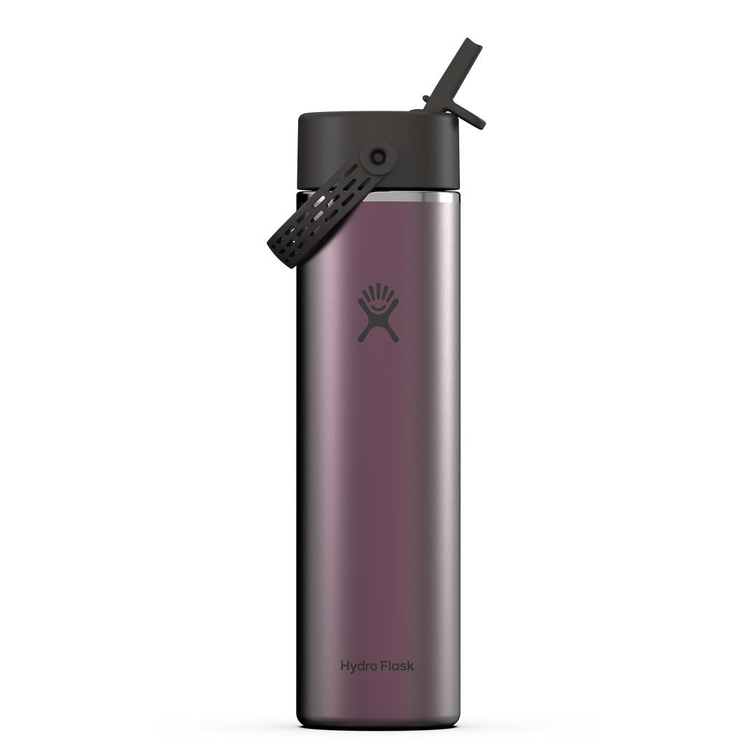 HYDRO FLASK HYDRO FLASK 24OZ LIGHT WIDE FLEX STRAW CAP GARNET RED