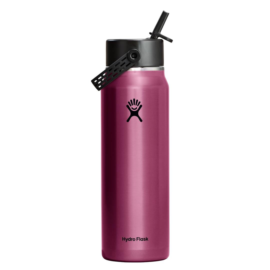 HYDRO FLASK HYDRO FLASK 32OZ LIGHT WIDE FLEX STRAW CAP GARNET RED