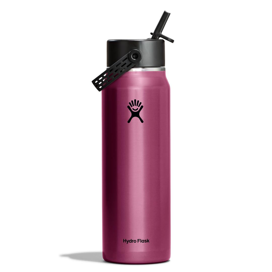 HYDRO FLASK HYDRO FLASK 32OZ LIGHT WIDE FLEX STRAW CAP GARNET RED