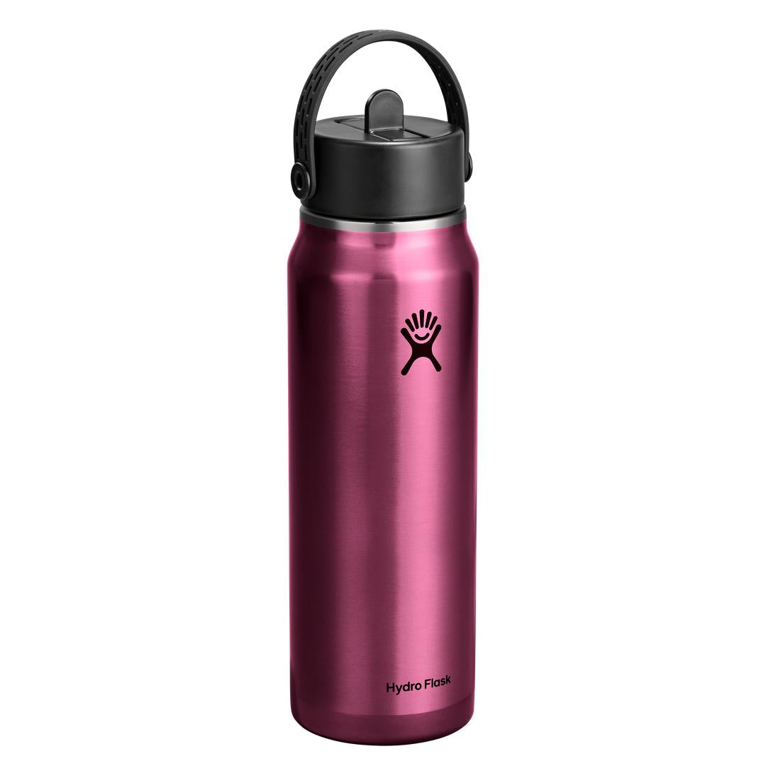 HYDRO FLASK HYDRO FLASK 32OZ LIGHT WIDE FLEX STRAW CAP GARNET RED