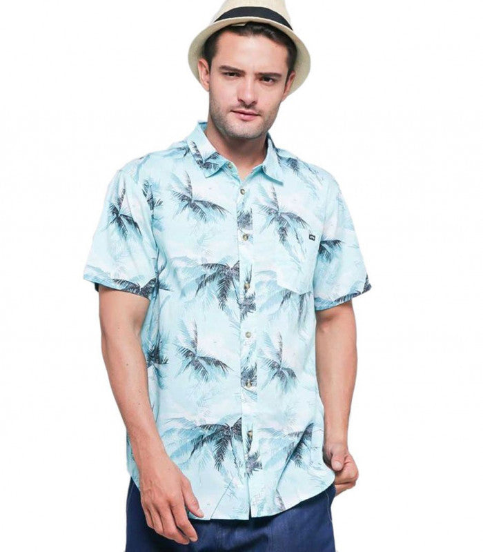 BILLABONG SUNDAYS FLORAL SS Blue