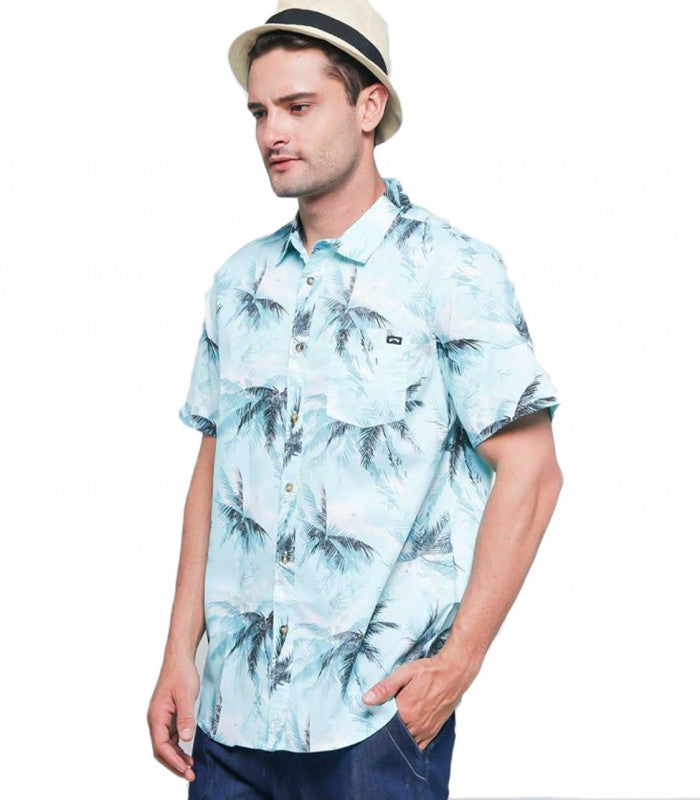 BILLABONG SUNDAYS FLORAL SS Blue