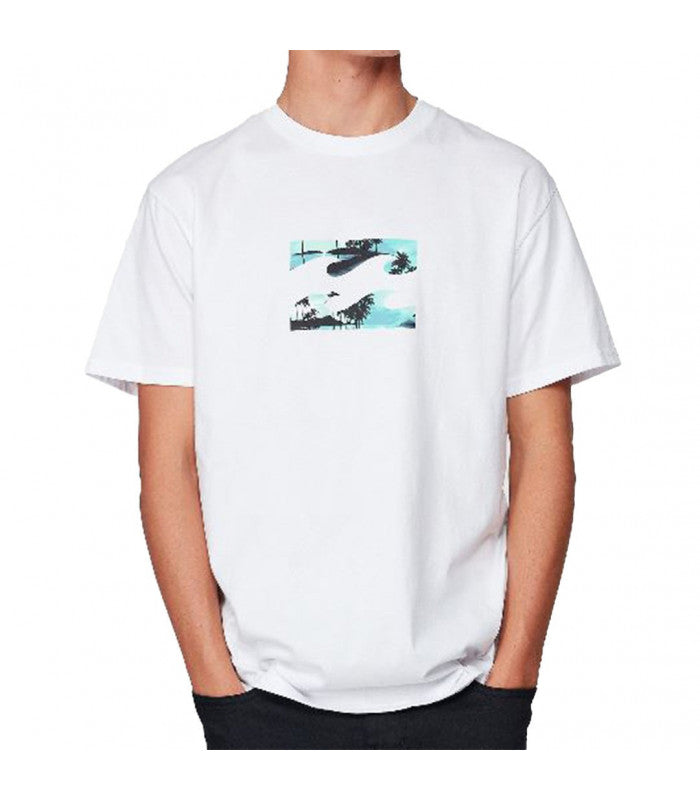 BILLABONG TEAM WAVE TEE WHITE