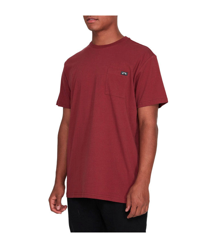 BILLABONG PREMIUM POCKET TEE Red