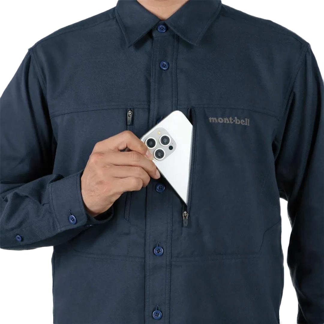 MONTBELL Meadow Shirt Long Sleeves Polo