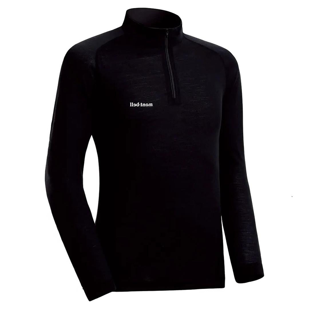 MONTBELL Super Merino Wool Middle Weight High Neck Shirt Baselayer
