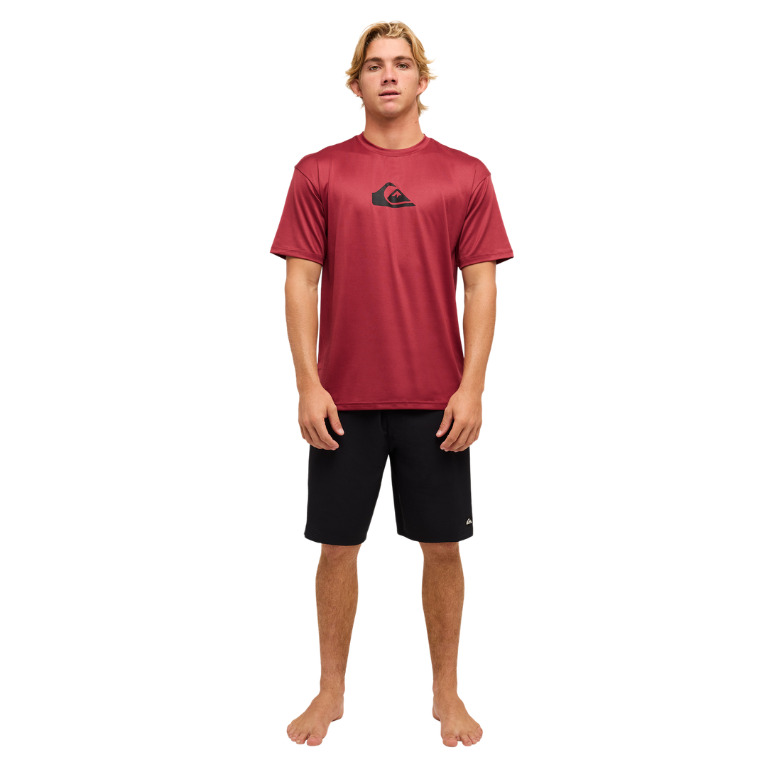 QUIKSILVER SOLID STREAK SS ID RASHGUARDS SHORTSLEEVE