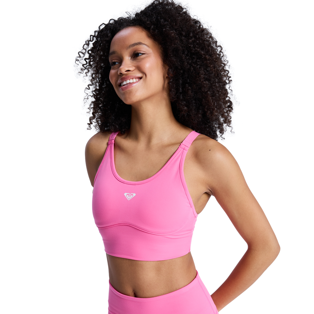 ROXY Heart Into It Attitde Bra Sports Tops