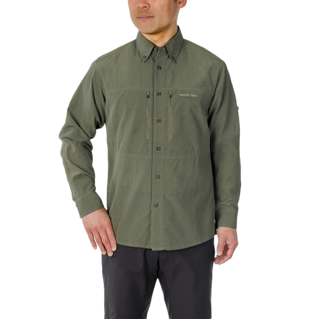 MONTBELL Wickron Breeze Meadow Shirt Short Sleeves Shirt