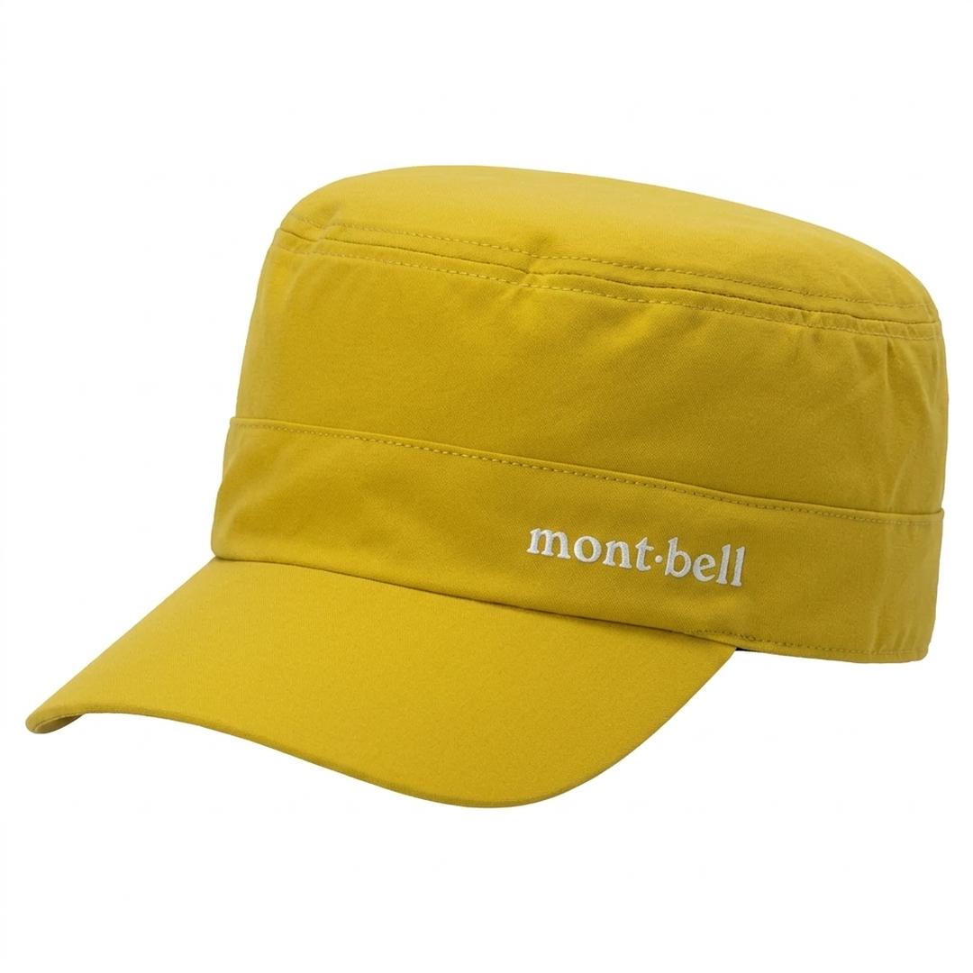 Montbell MONTBELL WICKRON UV-TECT FIELD DETACHABLE FACE SHADE WORK CAP YELLOW UNISEX HEADWEAR