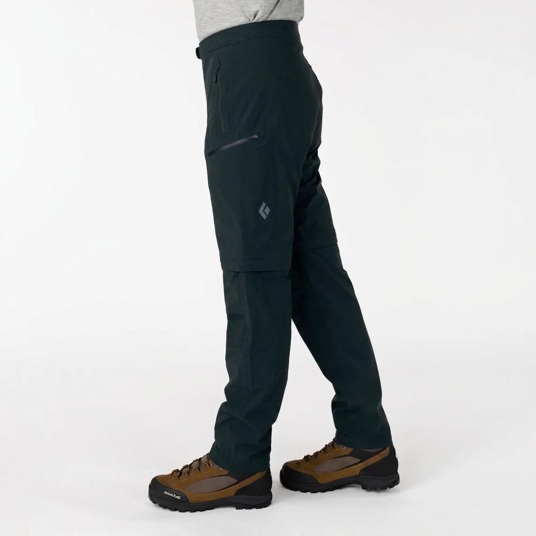 Montbell MONTBELL MULTIUSE LIGHT CONVERTIBLE TROUSERS BLACK MENS PANTS