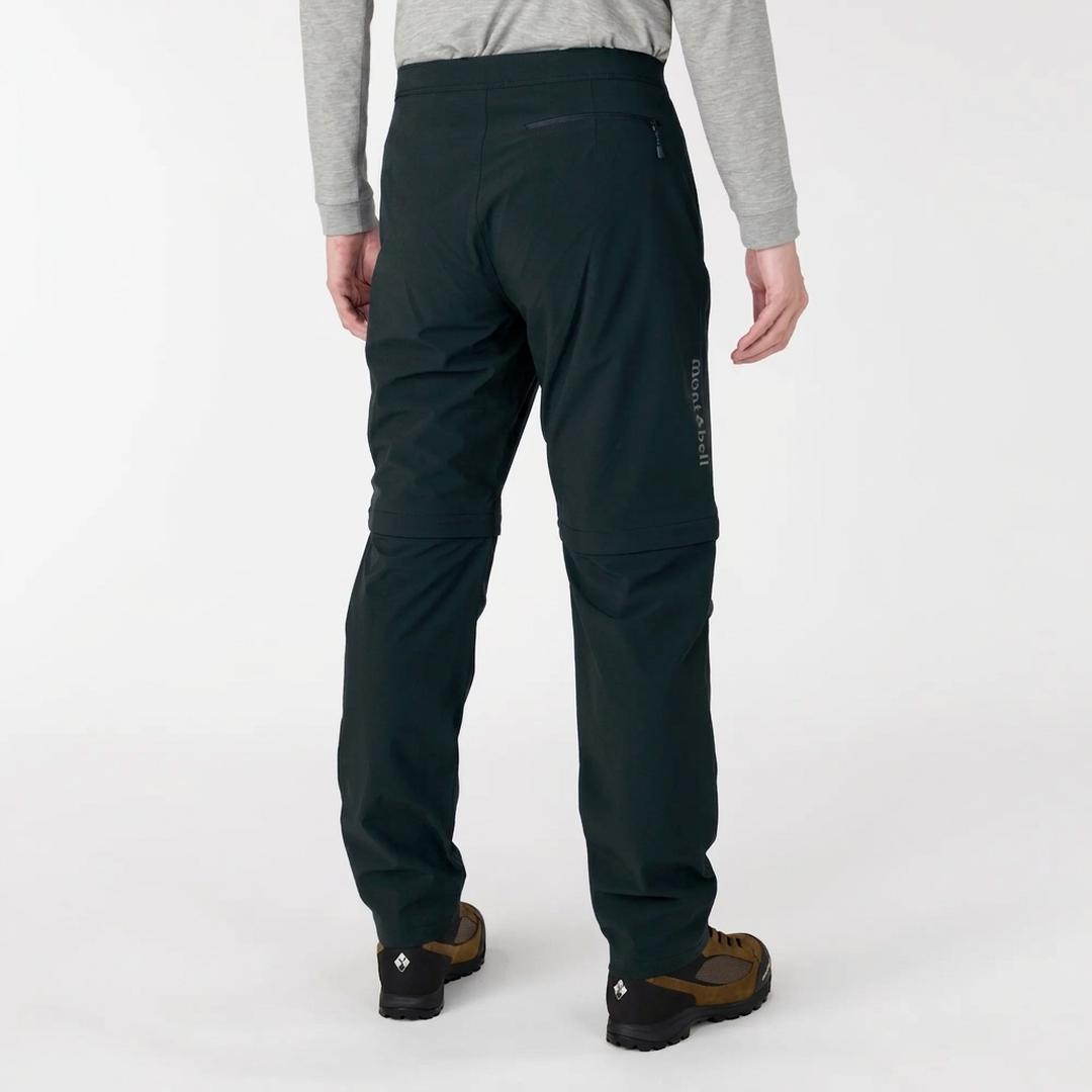 Montbell MONTBELL MULTIUSE LIGHT CONVERTIBLE TROUSERS BLACK MENS PANTS