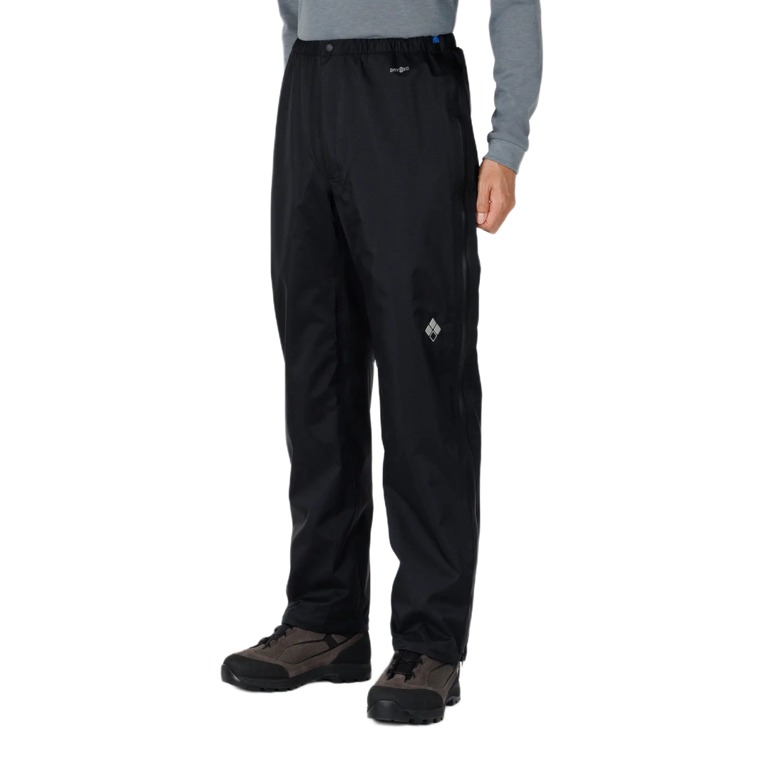 Montbell MONTBELL DRYTEC FULLZIP RAIN PANTS BLACK MENS PANTS