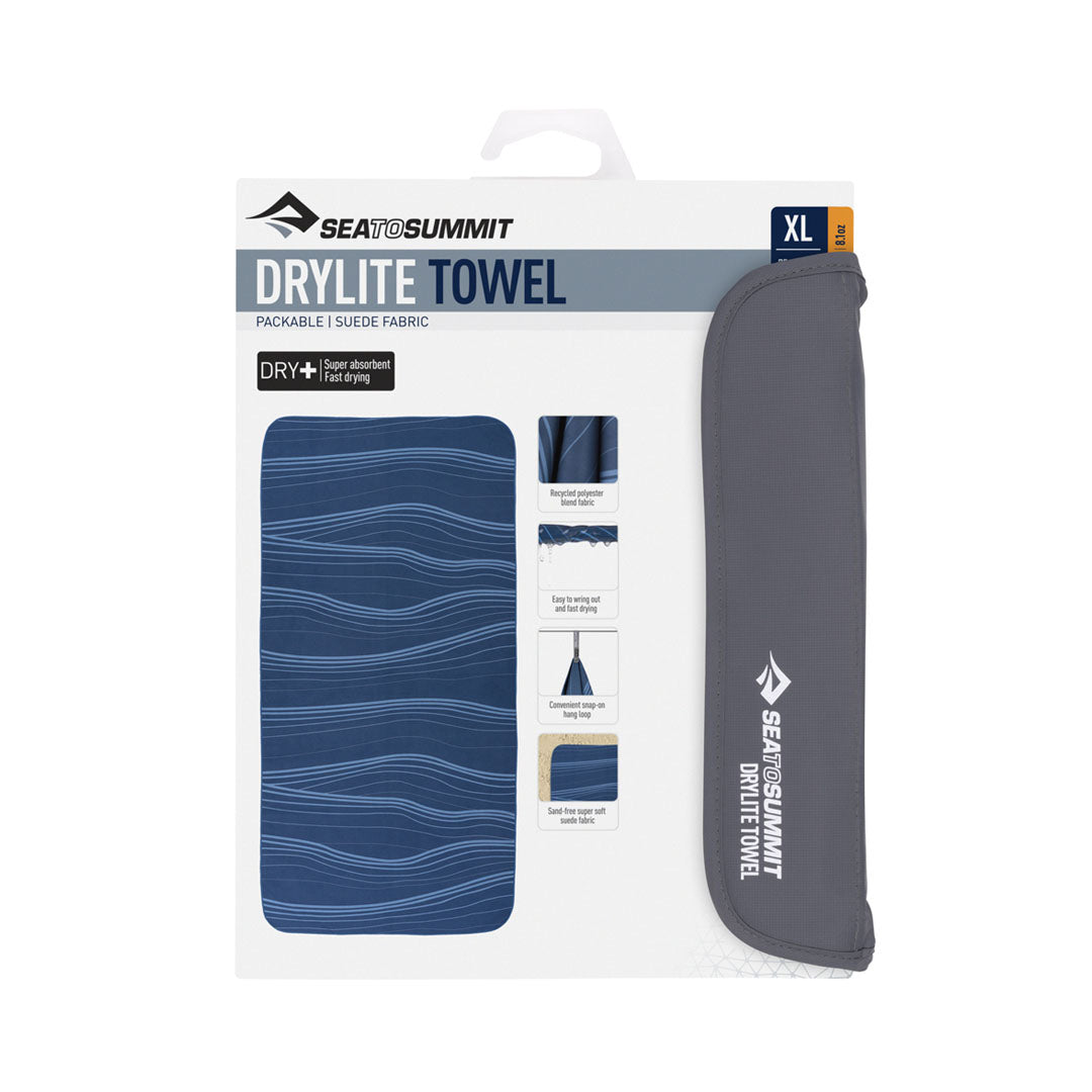 Drylite Towel X-Large - Atlantic Wave