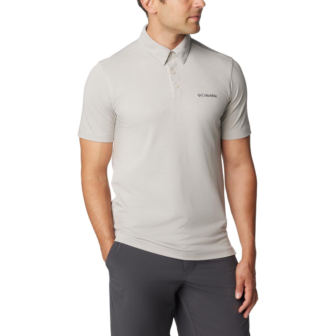 COLUMBIA SPORTSWEAR Havercamp Pique Polo Short Sleeves Shirt Grey
