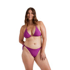 BILLABONG Tanlines Multi Tri Bikini Top Womens