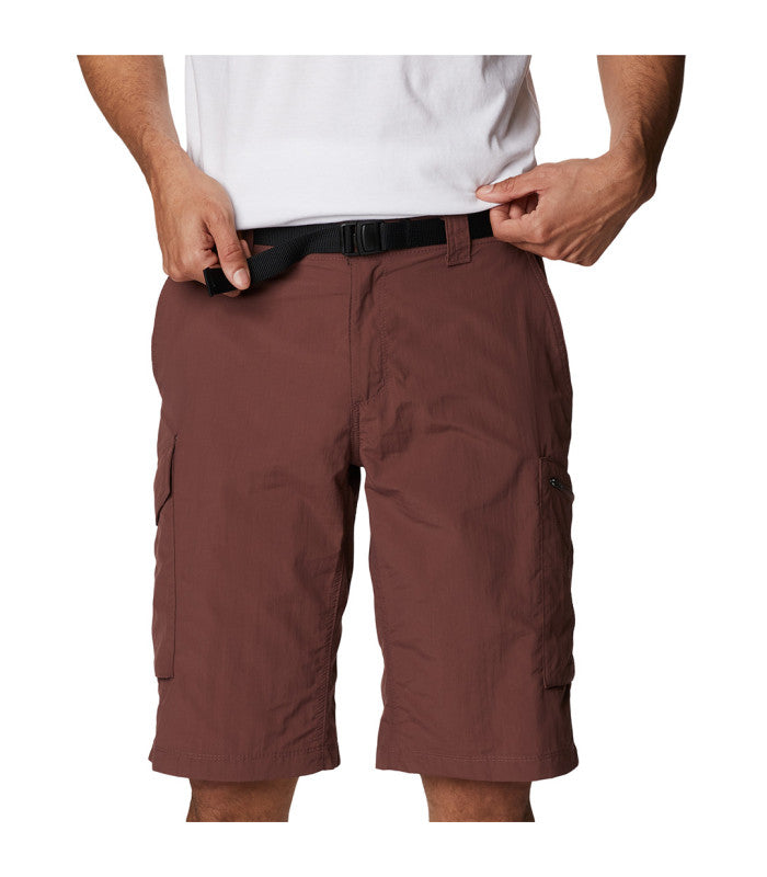COLUMBIA SPORTSWEAR Silver Ridge Cargo Short Mens Light Raisin